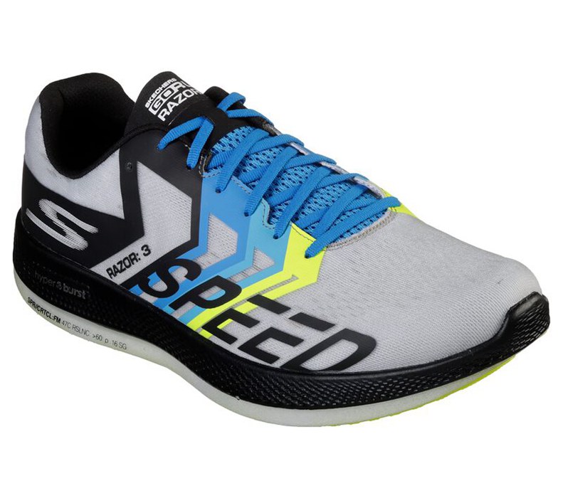 Skechers Gorun Razor 3 Hyper - Mens Running Shoes Black/Green [AU-LV2498]